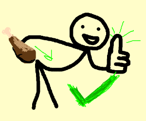 300x250 turkey legs are good for your colon drawing - Colon Drawing