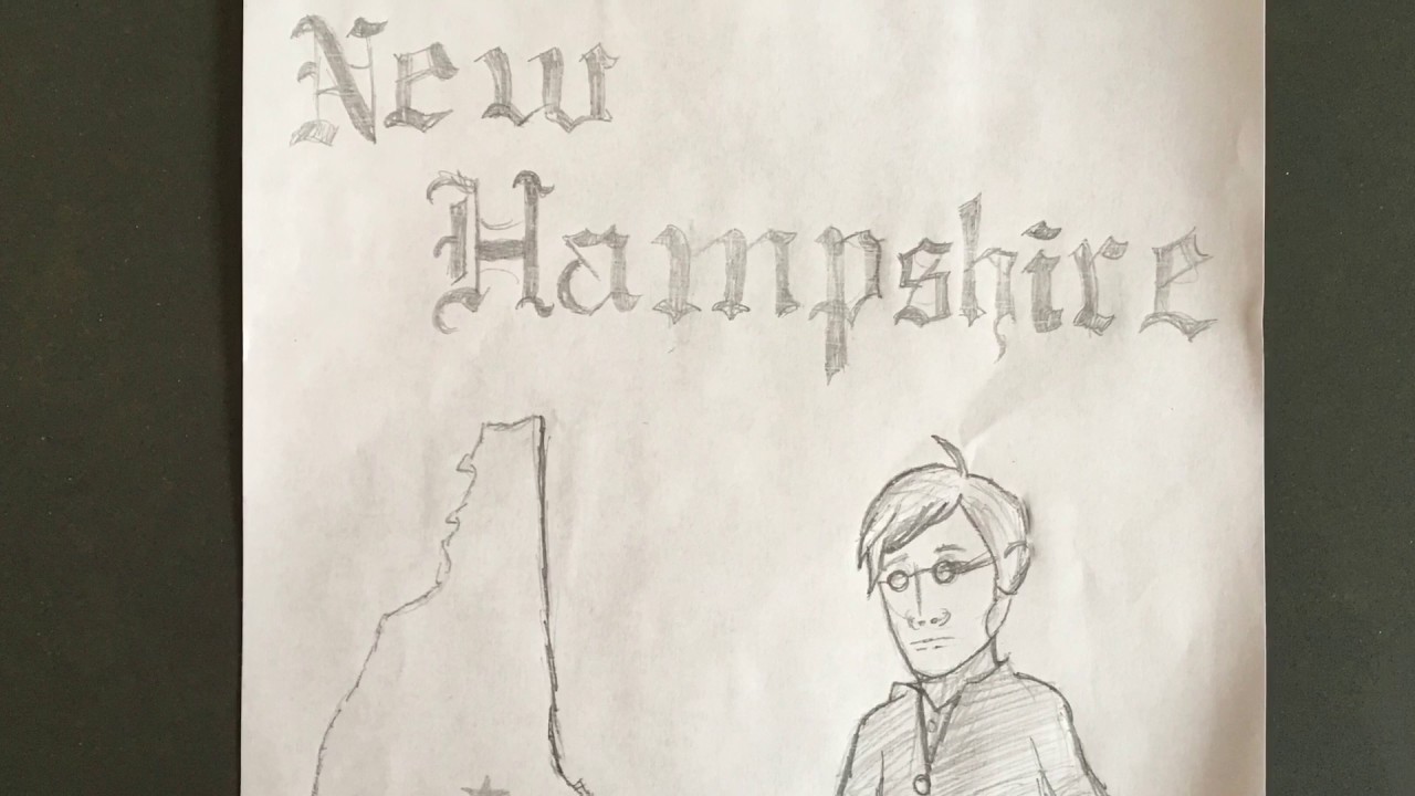 1280x720 Look What I Can Draw Colony Of New Hampshire! - Colony Drawing