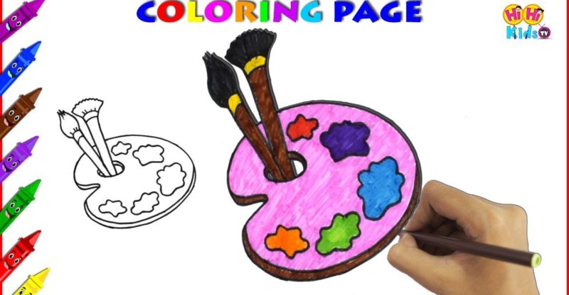 800x416 How To Draw Color Palette Drawing Pages To Color For Kids You - Color Palette Drawing