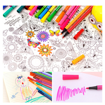 350x350 Art Graphic Drawing Single Tip Sketch Drawing Water Color Marker - Color Sketch Pen Drawing