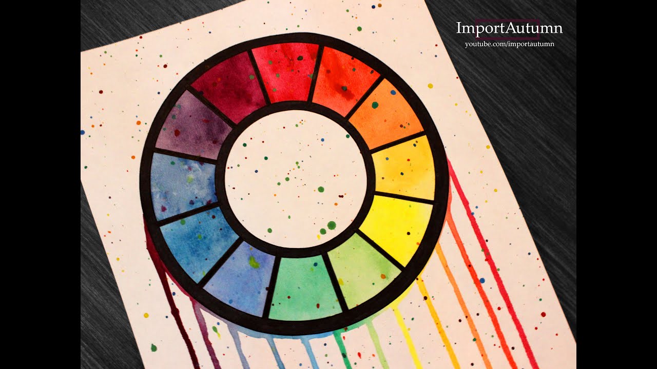 Color Wheel Drawing At Paintingvalley Com Explore Collection Of