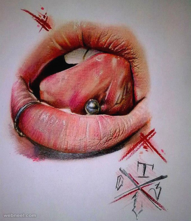 660x765 Color Pencil Drawing - Colored Pencil Drawings