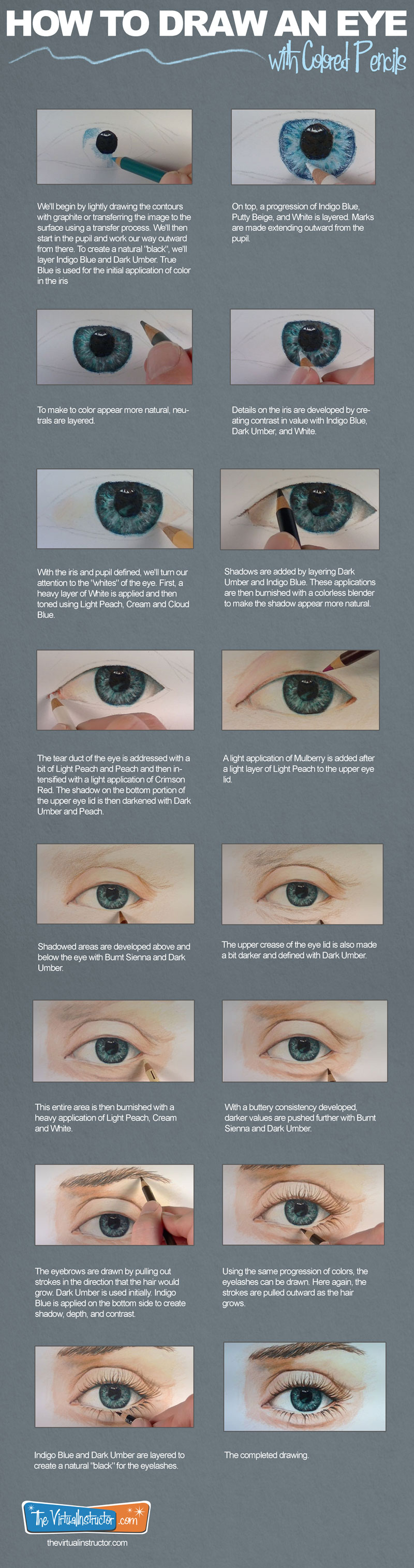 800x3028 how to draw a realistic eye with colored pencils - Colored Pencil Eye Drawing