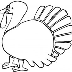 230x230 crazy printable turkeys coloring pages color turkey drawing - Colored Turkey Drawing
