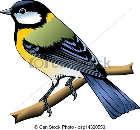450x419 nice colorful bird isolated on white background - Colorful Bird Drawing