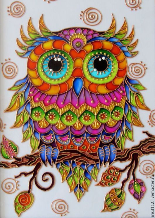 530x743 A Drawing Madarak Glass - Colorful Drawing