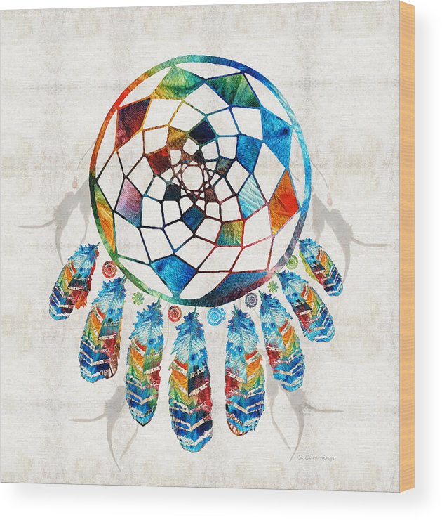 630x740 colorful dream catcher - Colorful Dream Catcher Drawing