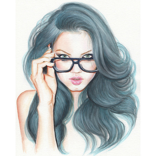 Colorful Hair Drawing Tumblr At Paintingvalley Com Explore