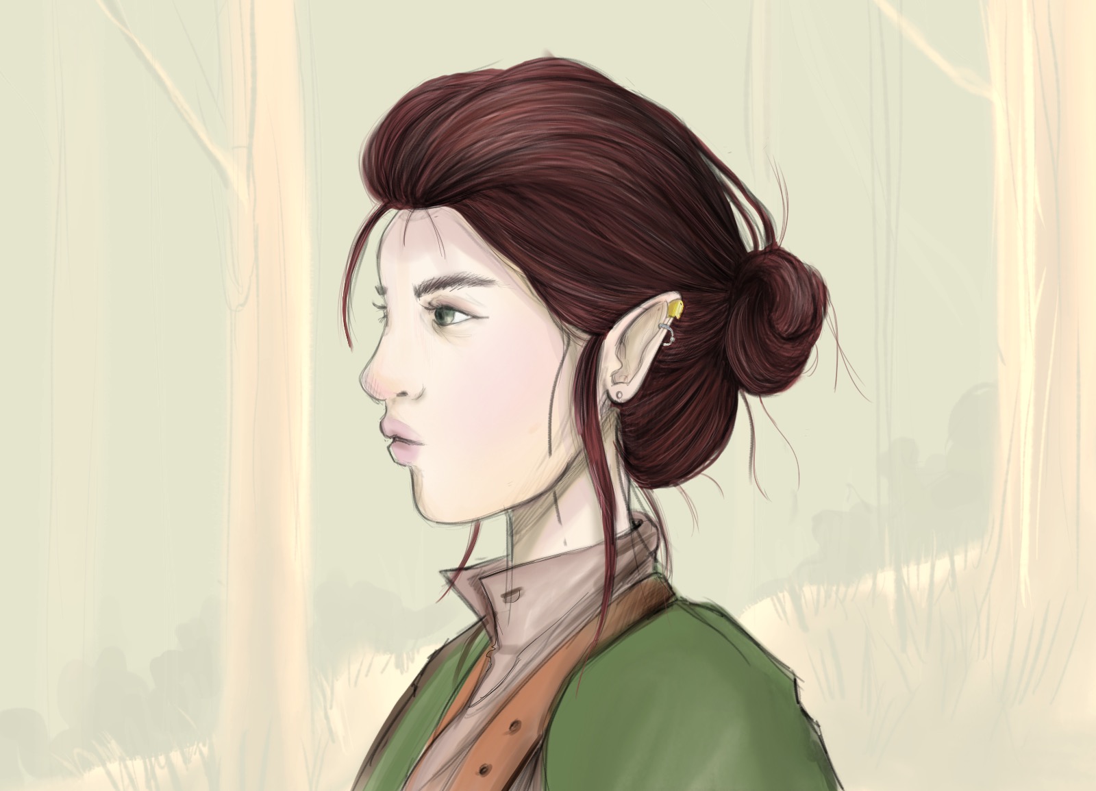 1600x1155 How To Draw Hair Tutorial Step - Colorful Hair Drawing Tumblr