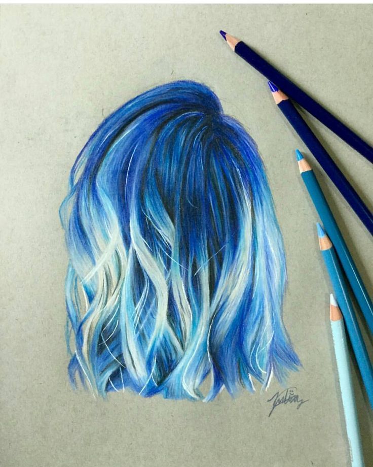 736x920 See The Latest - Colorful Hair Drawing Tumblr