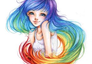 Colorful Hair Drawing Tumblr At Paintingvalley Com Explore