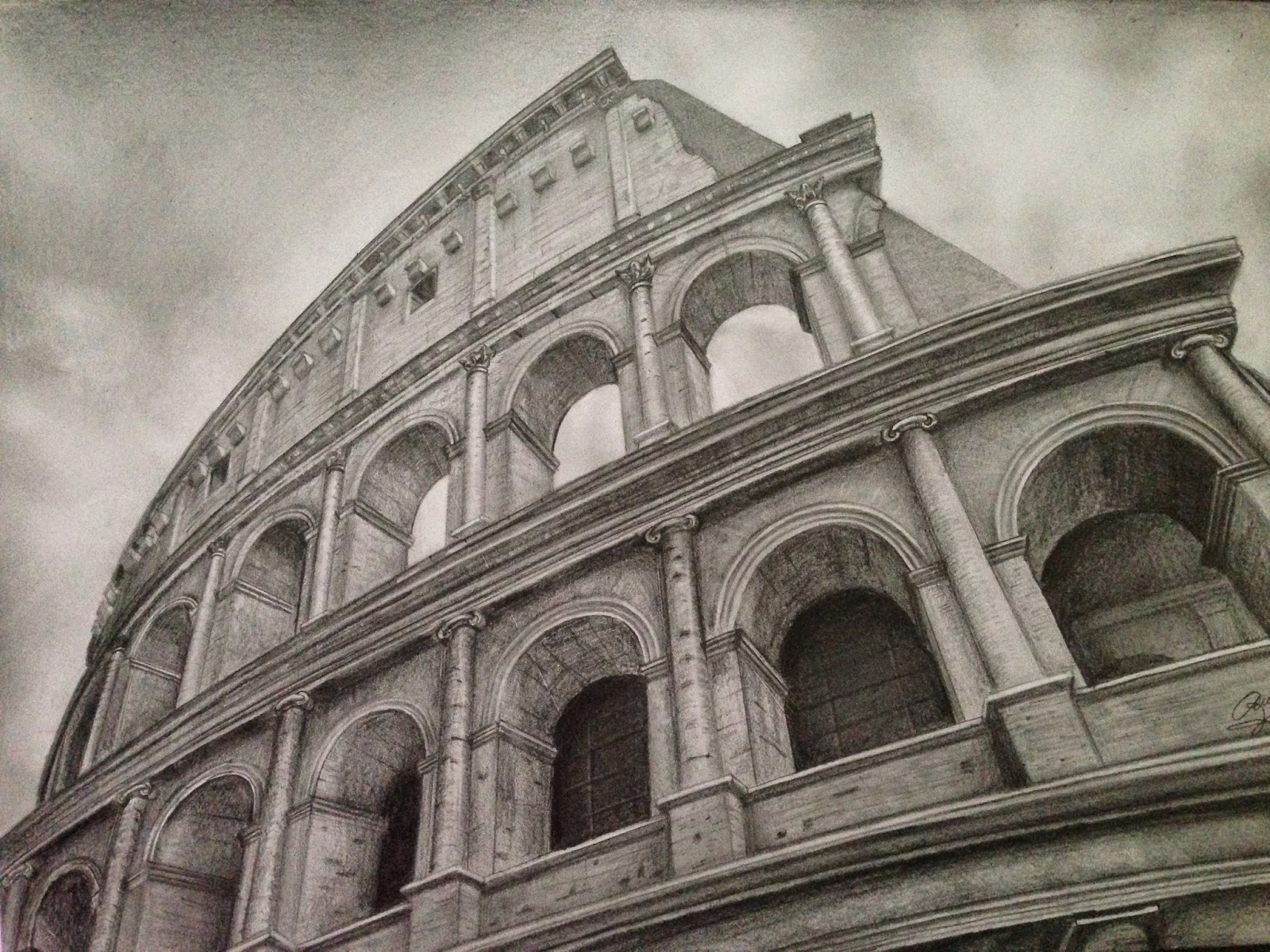 1600x1200 Colosseum - Colosseum Drawing