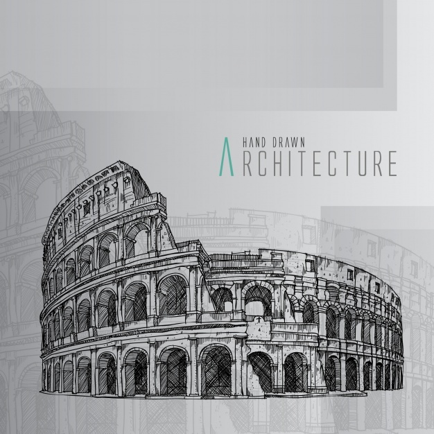 626x626 Colosseum Vectors, Photos And Free Download - Colosseum Rome Drawing