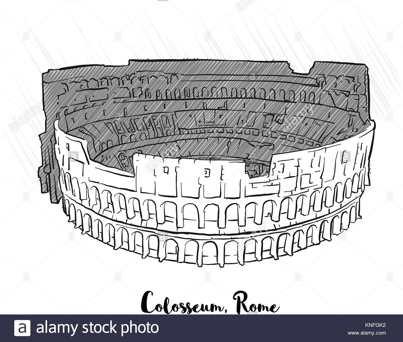 1300x1105 Inspiring Colosseum Interior Drawing At Magazine Home Design - Colosseum Rome Drawing
