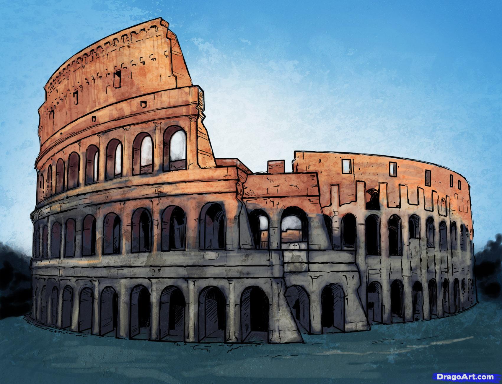 Colosseum Rome Drawing at Explore collection of