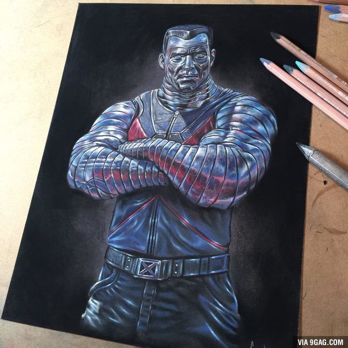 700x700 here is my colossus drawing with pastel pencils what does - Colossus Drawing