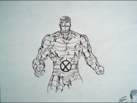 480x360 how to draw colossus from xmen - Colossus Drawing