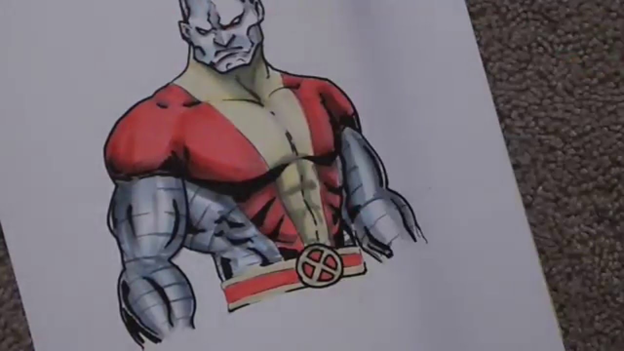 1280x720 let's draw marvel! x men colossus!!! - Colossus Drawing