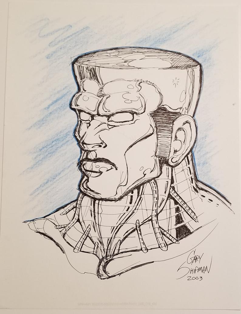 794x1032 original colossus drawing x men gary shipman original marvel etsy - Colossus Drawing