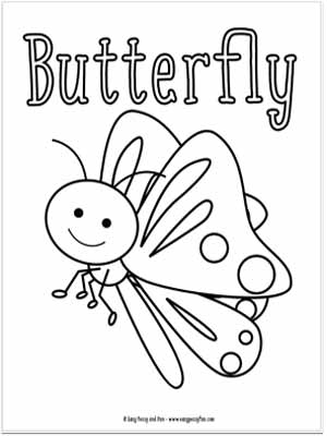 300x400 Little Bugs Coloring Pages For Kids - Colouring Pages Drawing