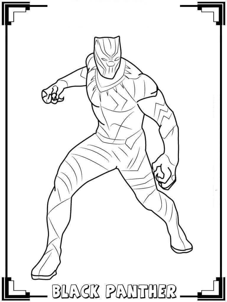 768x1024 Coloring Pages Black Panther Coloring Pages Printable Image - Colouring Pages Drawing