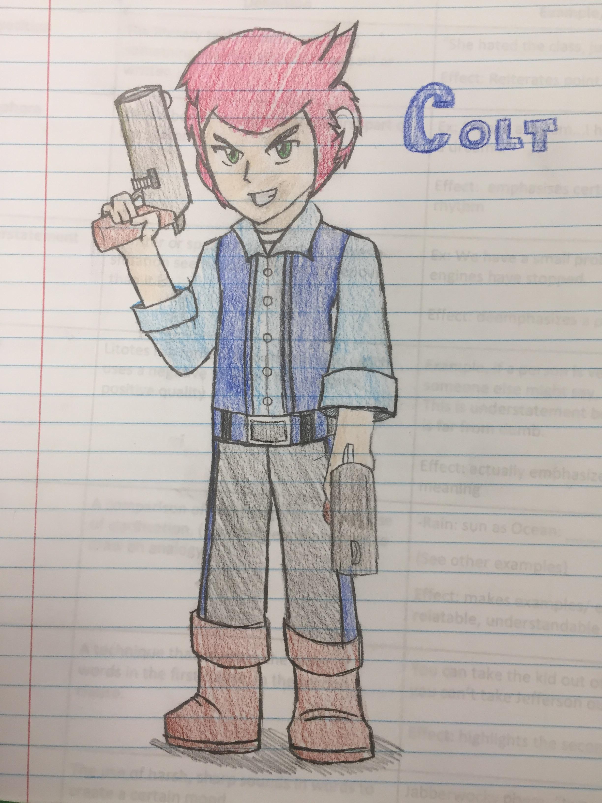 2448x3264 i tried drawing colt brawlstars - Colt Drawing