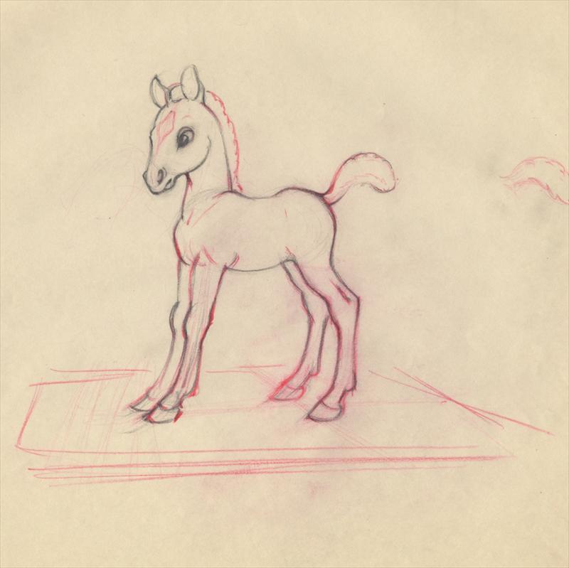 800x799 disney farmyard symphony animation - Colt Drawing