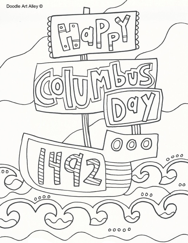 618x800 Day Coloring Pages Coloring Page - Columbus Day Drawings