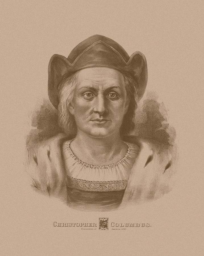 718x900 christopher columbus drawing - Columbus Drawing