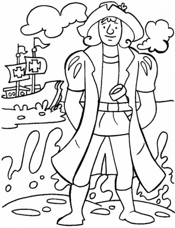 570x740 christopher columbus outline transparent png clipart free - Columbus Drawing