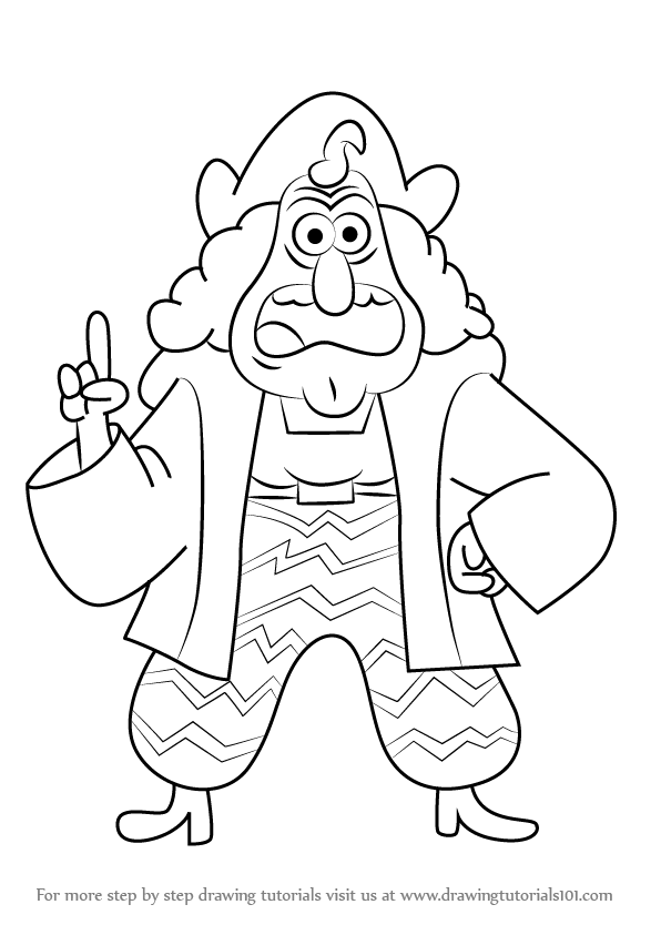 596x843 learn how to draw christopher columbus from uncle grandpa - Columbus Drawing