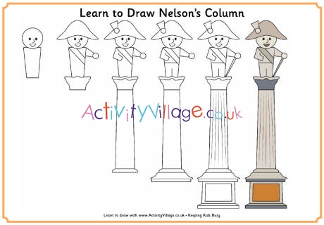 460x320 learn to draw nelson's column - Column Drawing