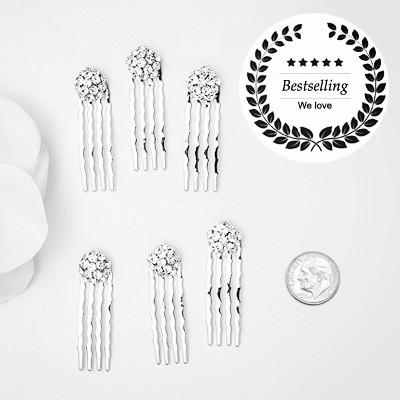 400x400 small swarovski cluster hair comb set of hair cosmopolitan - Comb Drawing