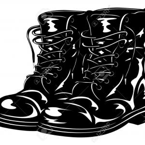 Combat Boots Drawing at PaintingValley.com | Explore collection of ...