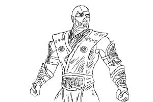 300x200 mortal combat sub zero drawings - Combat Drawings