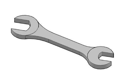450x280 draw a wrench in autocad - Combination Wrench Drawing