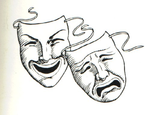 489x381 the comedy and tragedy masks acting darlene craviotto - Comedy And Tragedy Masks Drawing