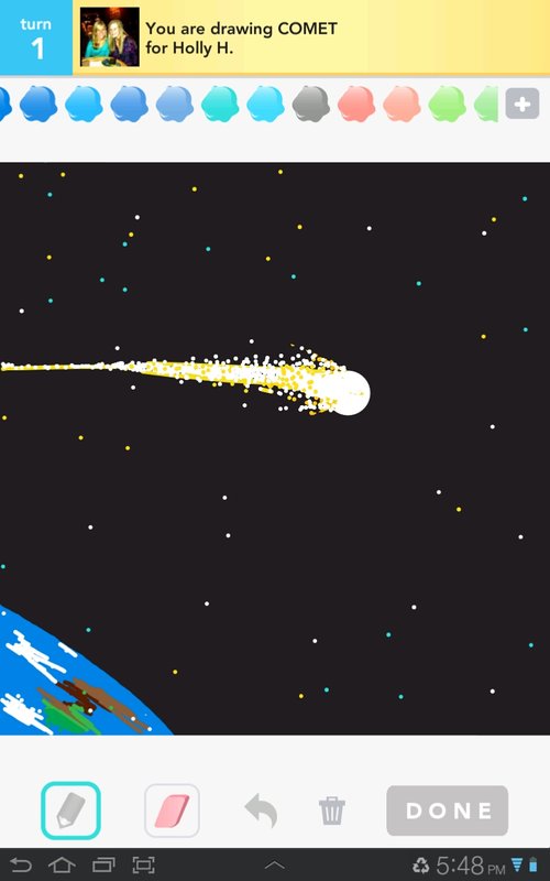 500x800 comet drawings - Comet Drawing