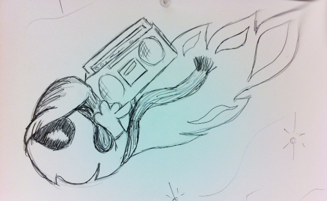 640x393 drawing of comet adventure foot - Comet Drawing