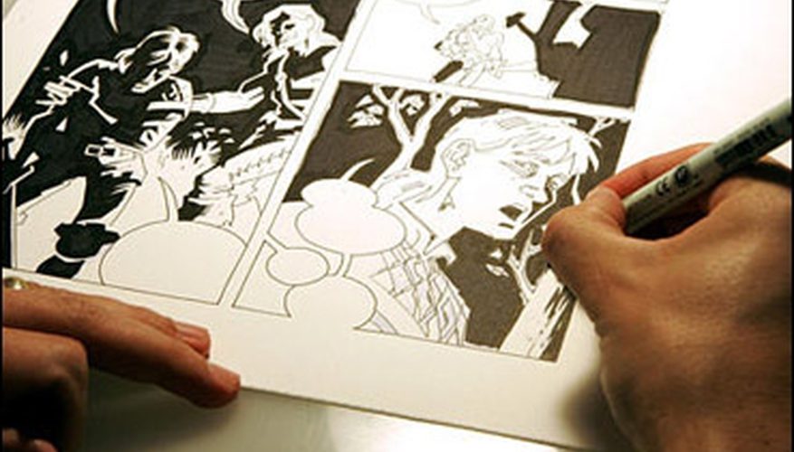 877x500 how to draw a comic book our pastimes - Comic Book Drawing