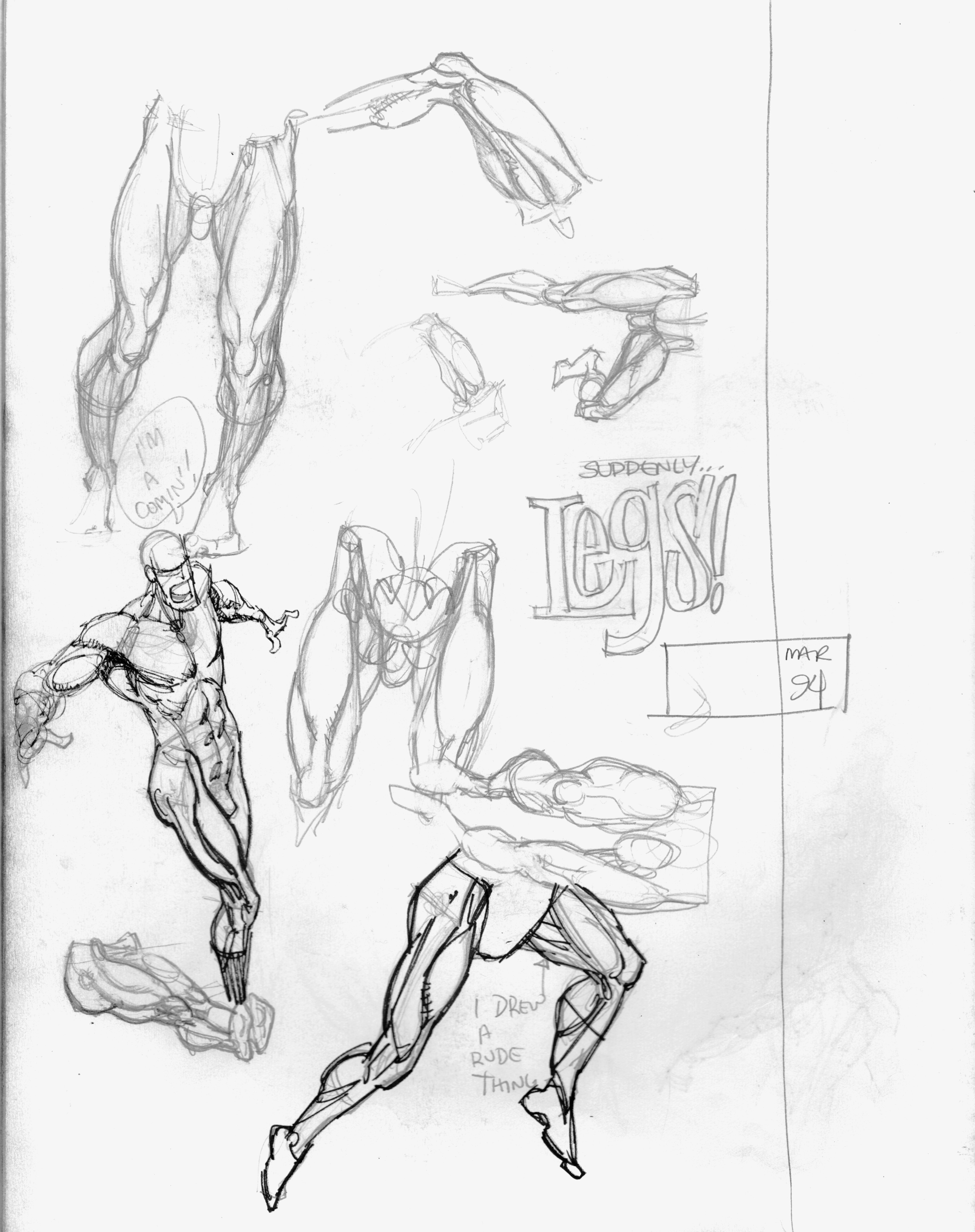 3213x4059 figure drawing for comic book artists ty templeton's art land!! - Comic Book Figure Drawing