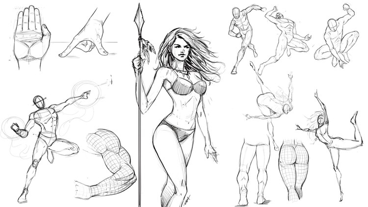 750x422 How To Improve Your Figure Drawing - Comic Book Figure Drawing
