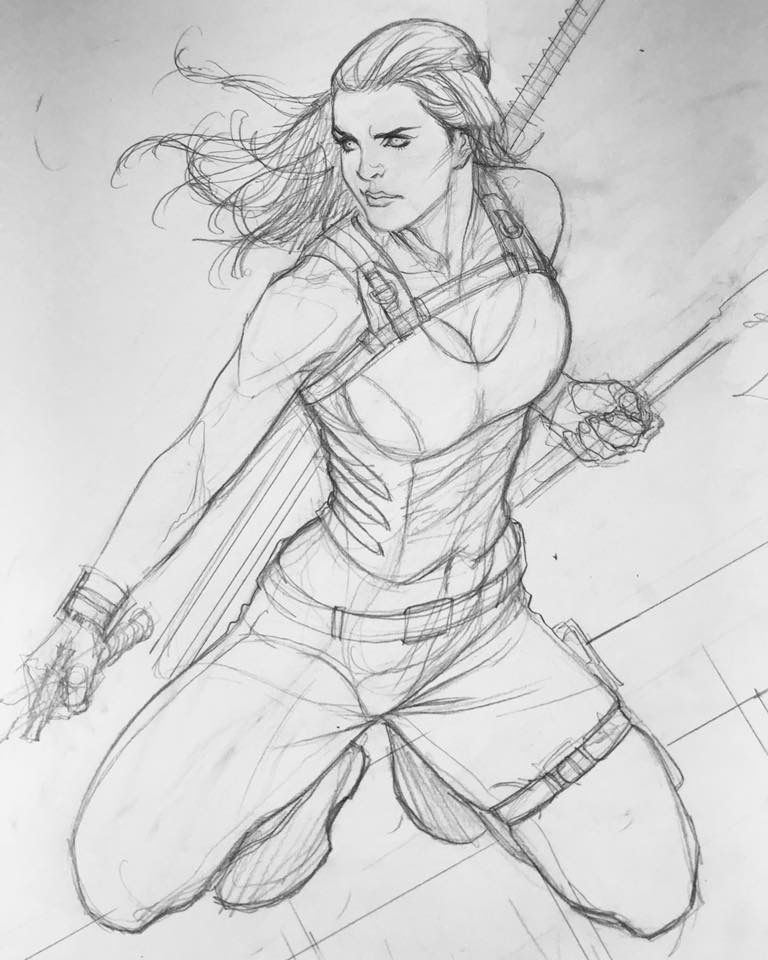 768x960 cho frank cho, comic art girls, art sketches - Comic Book Figure Drawing