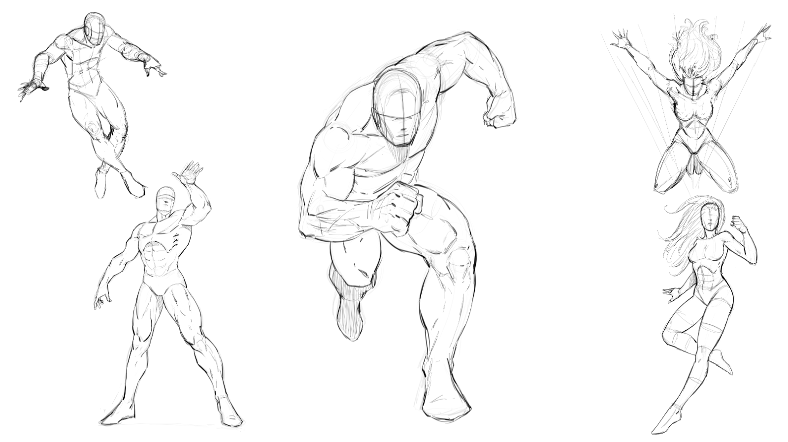 1600x898 Ram Studios Comics Teaching A Comic Figure Drawing Class - Comic Figure Drawing