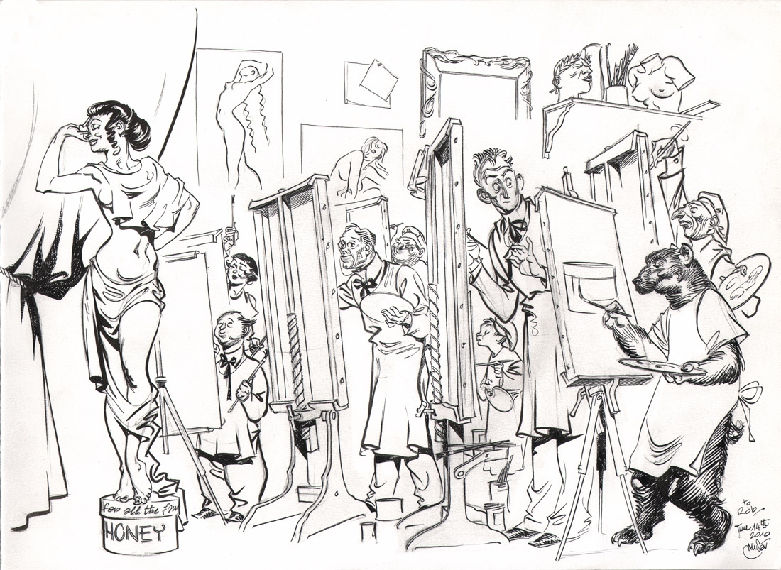 1100x803 Al Severin - Comic Figure Drawing