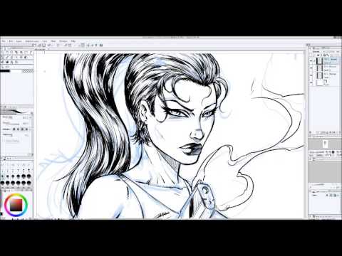 480x360 How To Create A Comic Book Super Hero Girl - Comic Girl Drawing