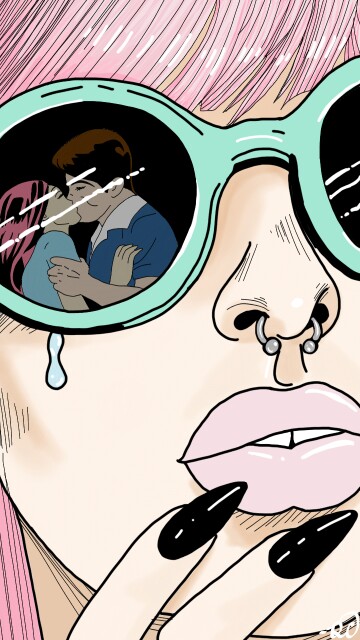 360x640 Quick Drawing Bc I Haven T Uploaded In Forever Comic Girl - Comic Girl Drawing