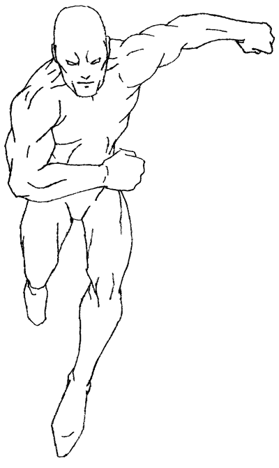 400x671 How To Draw Flash From Dc Comics With Easy Step - Comic Hero Drawing