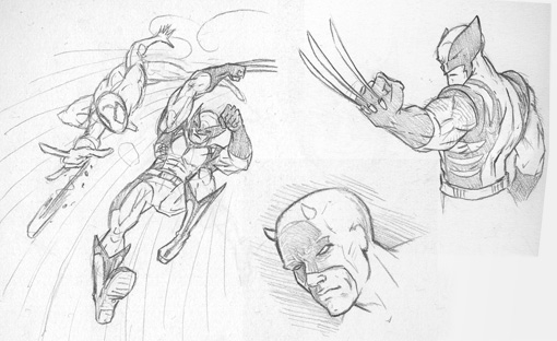 510x312 comic art w i l l y w a l l y art design blog of brian - Comic Hero Drawing