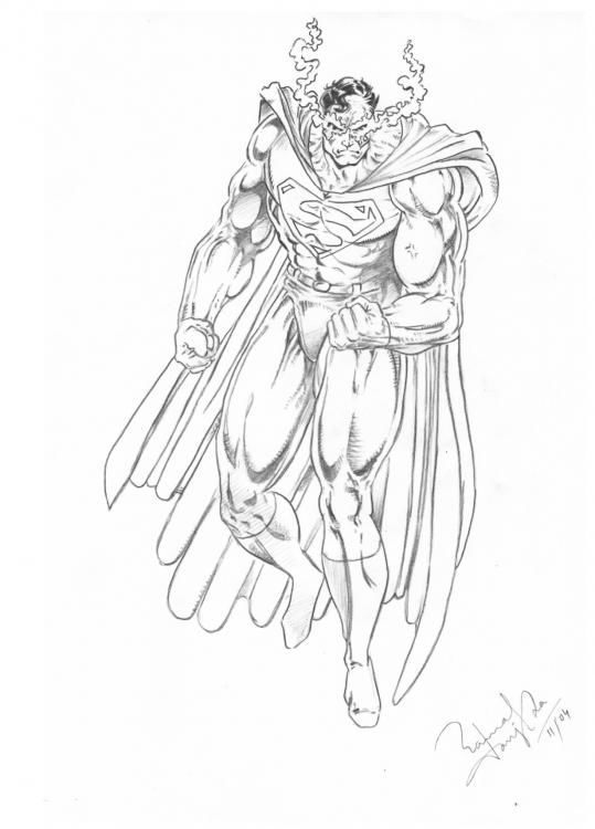 539x750 comic hero drawing - Comic Hero Drawing